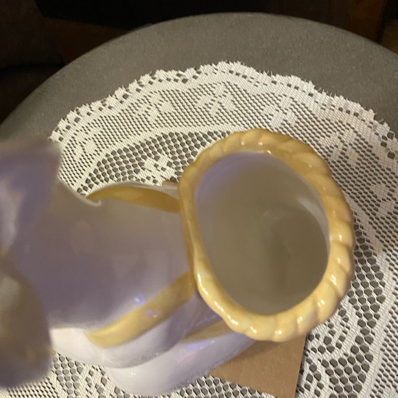 Rae Dunn rabbit planter measures 11 inches in height - Picture 6 of 7